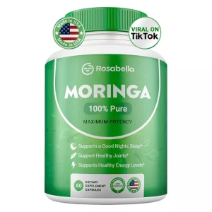 Moringa Capsules for Immune Support, Gut Health and Overall Wellness